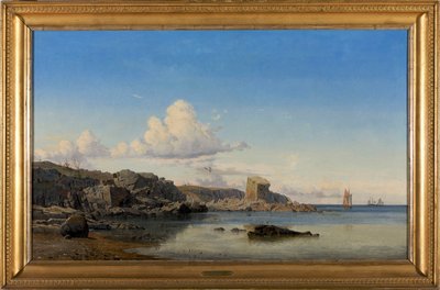 Randcleven at Gudhjem on the East Coast of Bornholm by Viggo Fauerholdt